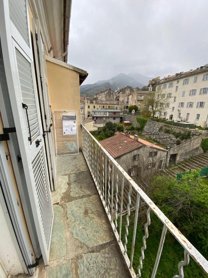 Charmant T1 Plein Centre Corte Au 13 Cours Paoli Wifi Gratuit Calme Lumineux Corte (Corsica) Exterior foto
